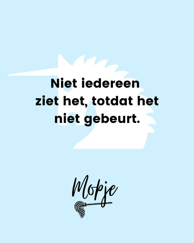 Werken in de schoonmaak maakt iedere dag verschil