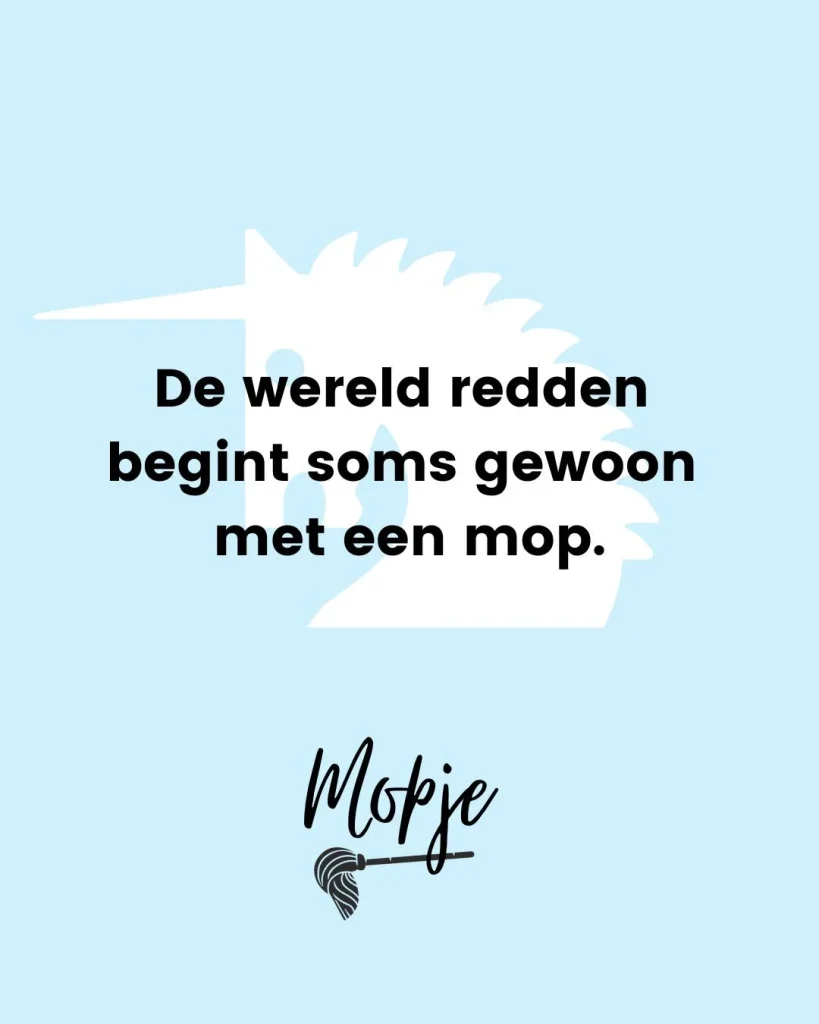 De wereld redden begint met kleine dagelijkse stappen