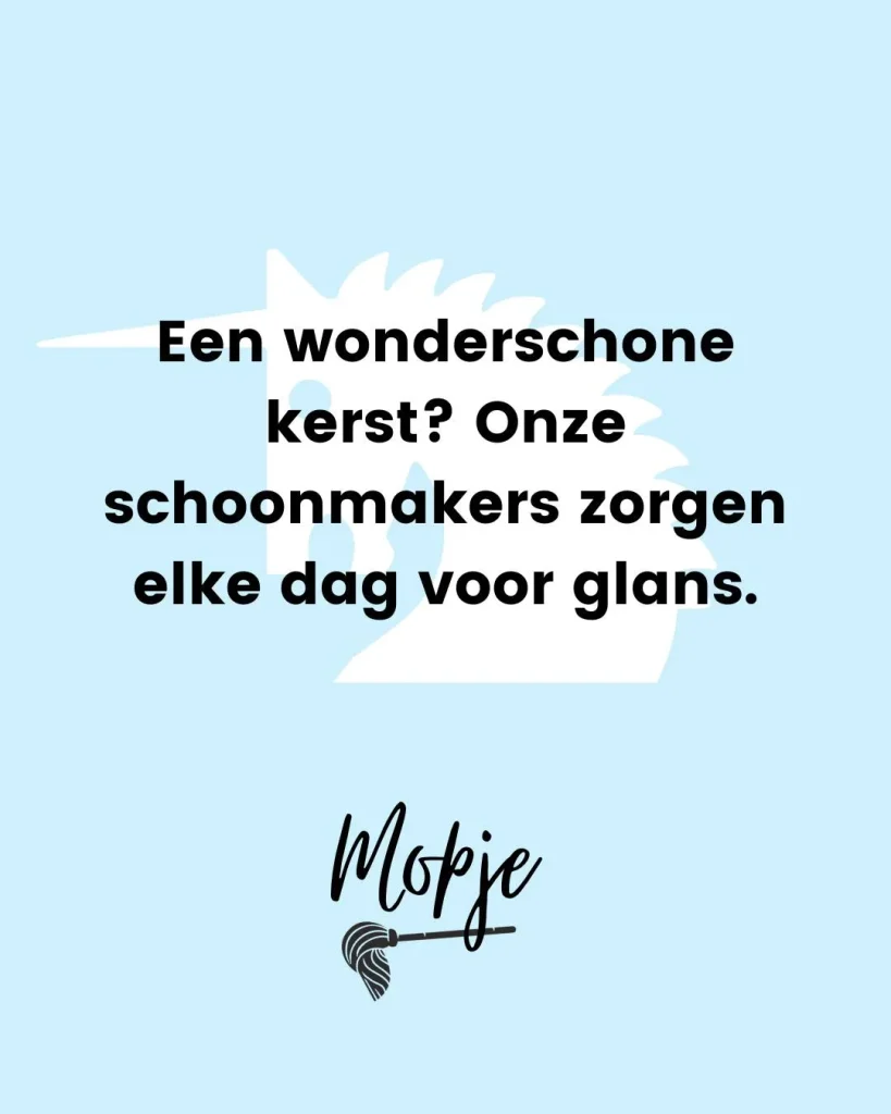 Schoonmakers zorgen het hele jaar voor een schone omgeving